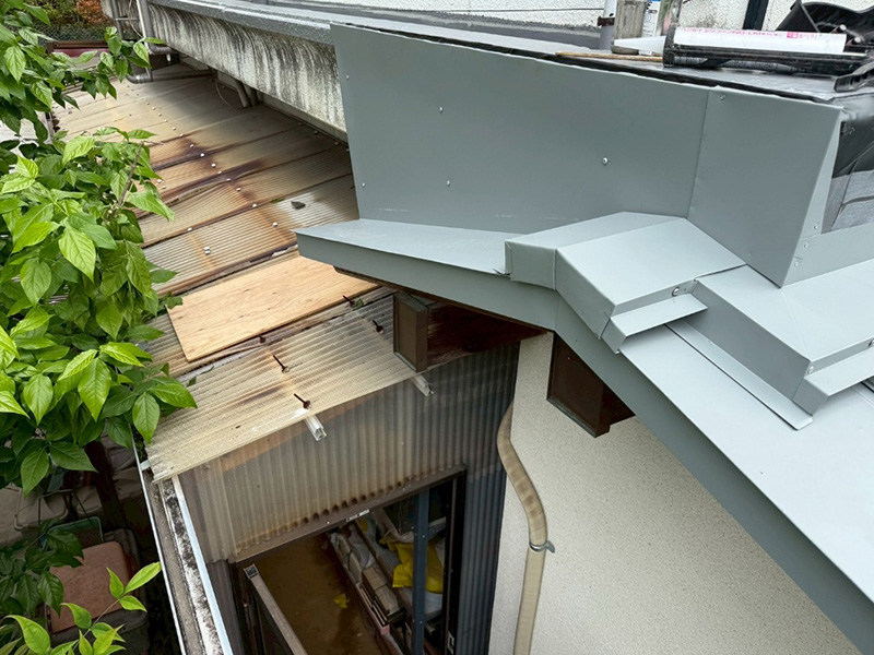 鳥取県米子市トータルハウジングウベ雨漏り修理工事リフォーム